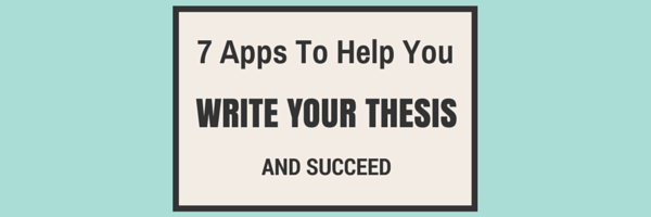 app to write thesis